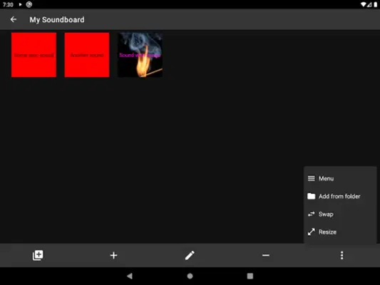 Custom Soundboard Creator android App screenshot 0