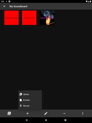 Custom Soundboard Creator android App screenshot 2